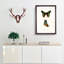 Madagascan Sunset Moth PL. 14 by Charles d' Orbigny - Picture Frame Painting Print on MDF-55577477-55577476