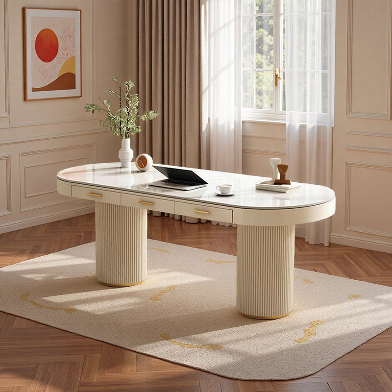 Bureau de conception exquise, H 29,52 po x l 55,11 po x P 27,55 po