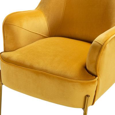 Cleo 26" Wide Contemporary Chair with Recessed Arms