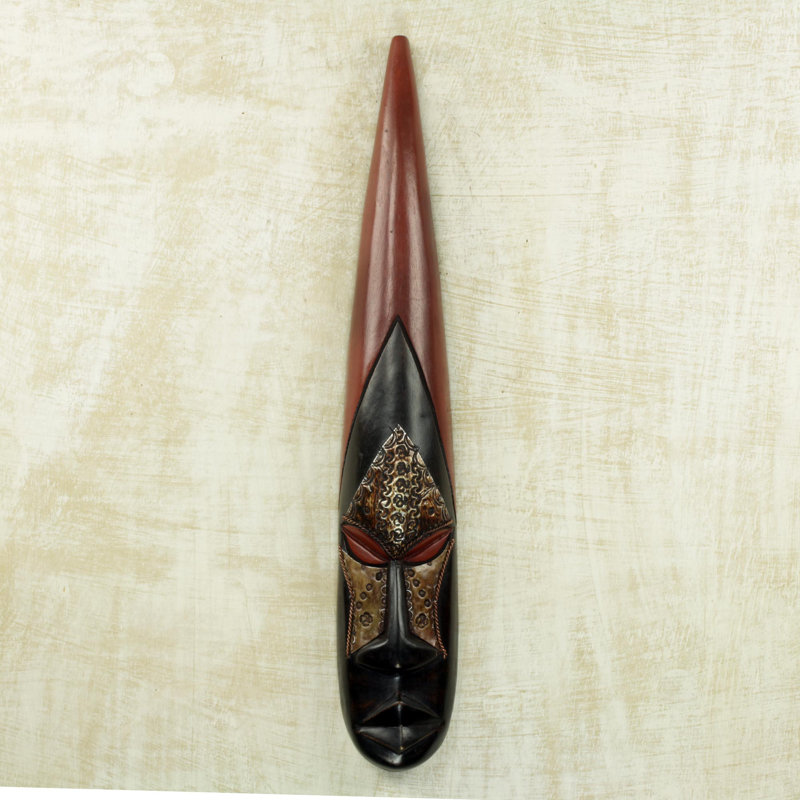 Masque de bois africain Ga Nyo