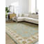 Tapis vert en laine touffeté à la main Southshore-496649543