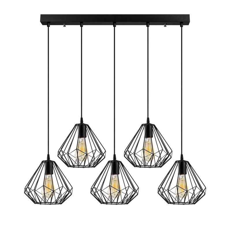 Cranbrook 5 - Light Kitchen Island Globe Pendant