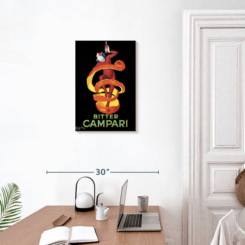 Tergel Bitter Campari, 24" H x 16" W