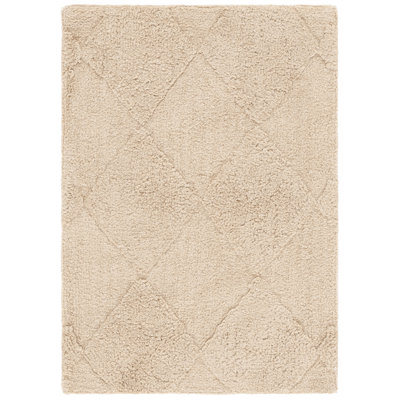 Easy Care 226 Hand Tufted Recycled Cotton Machine Washable Geometric Indoor Use Only Rug