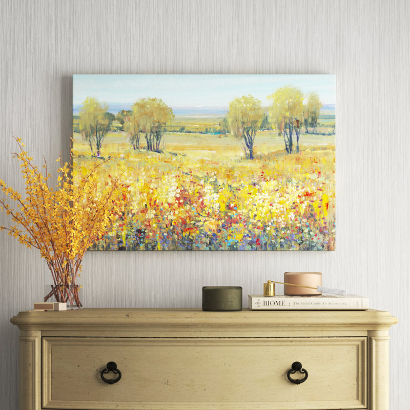 Golden Fields II by Timothy O' Toole - Painting, 61cm H x 91cm W, Wrapped Canvas