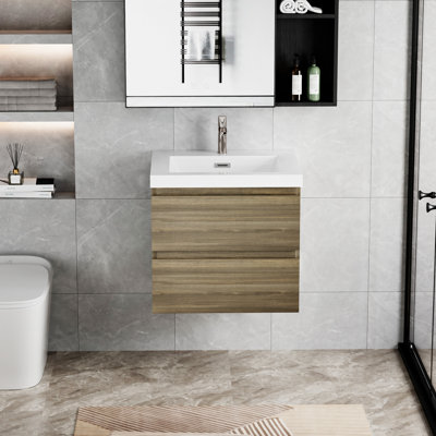Meuble-lavabo 24 po avec résine et tiroir