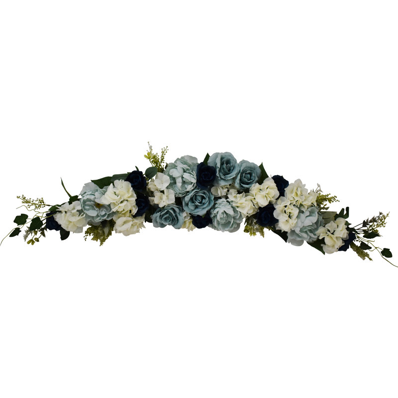 48" Large Peony Rose Hydrangea Swag