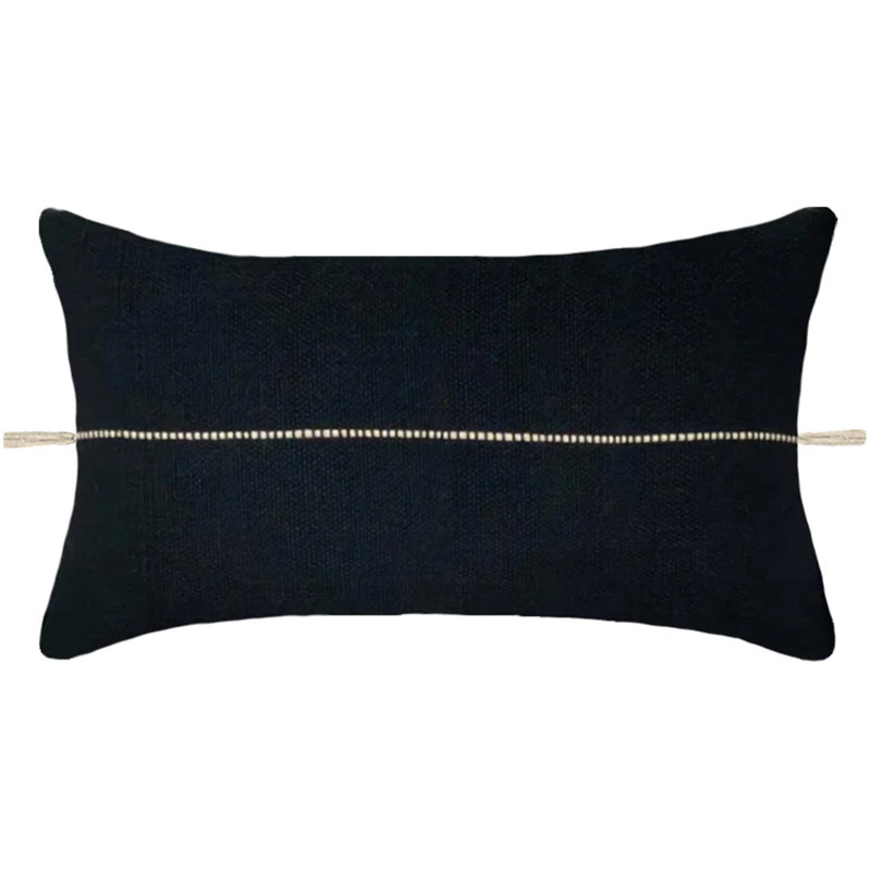 PILLOWPIA Tassels Cotton Reversible Pillow Cover