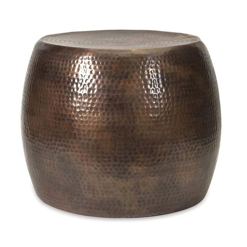 Nuria Hammered Accent Table