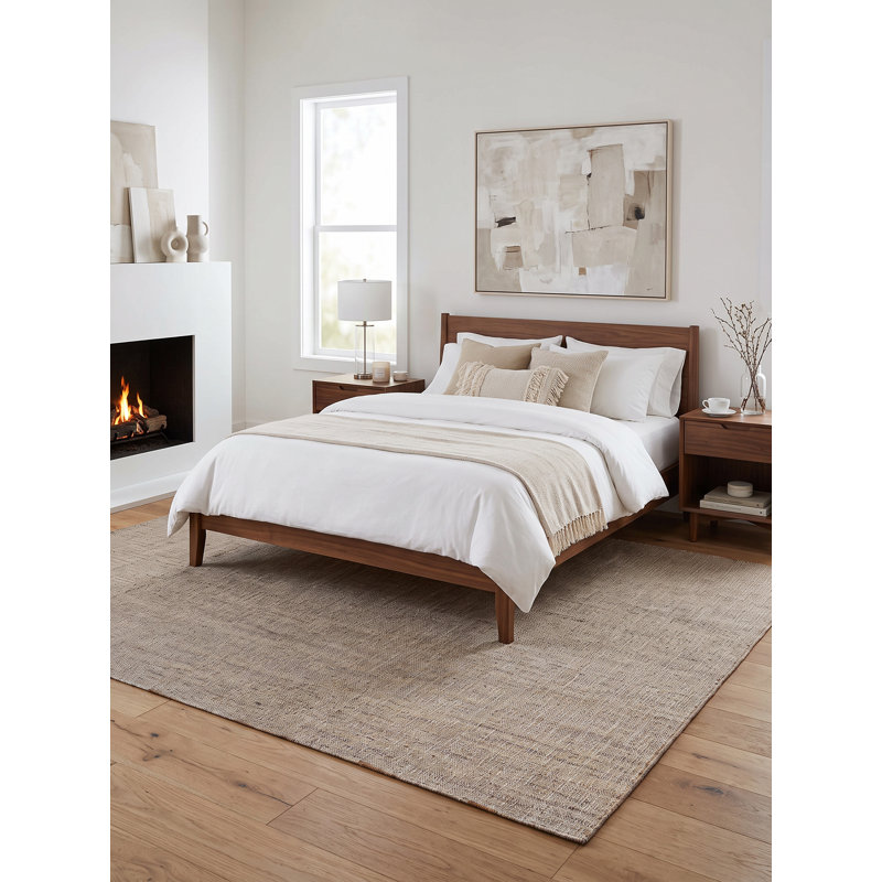Wabi Sabi Area Rug in Beige/Brown, Rectangle 5' x 8'