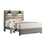 Ensemble de chambre à coucher avec lit plateforme 3-2 Eschol Eschol-391249331-391249294