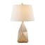 Lampe de table 1 lumière en métal doré avec abat-jour tambour Continum