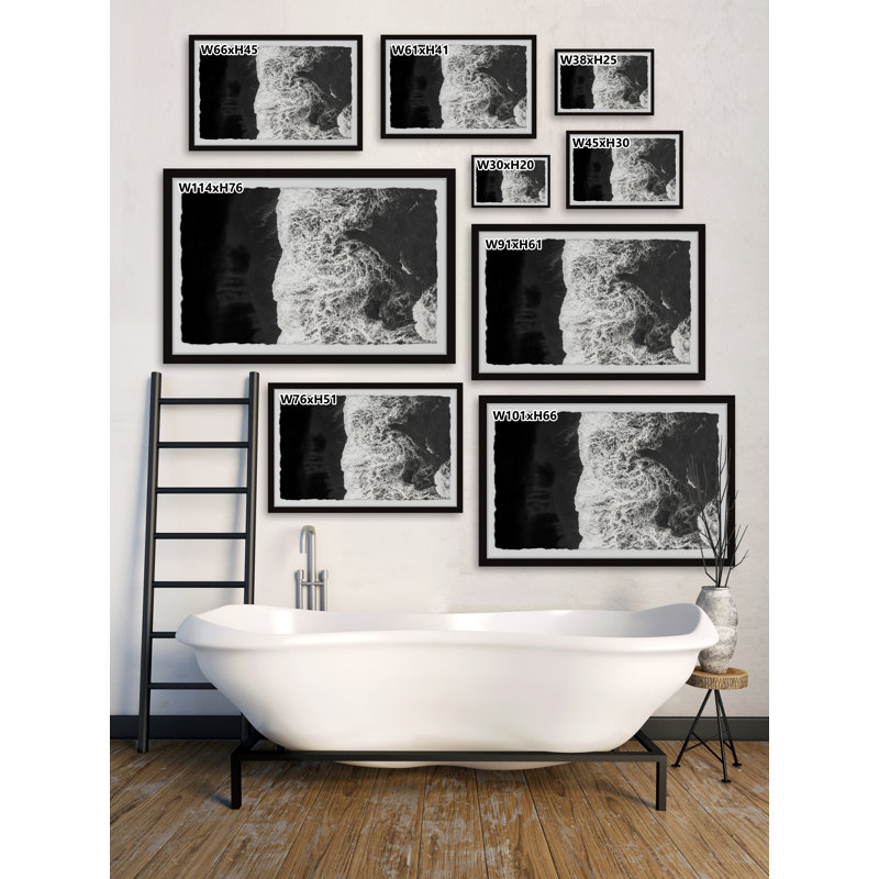 Sun Sea Sand 1 Piece Single Picture Frame Painting, 20cm H x 30cm W