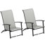 Ensemble de 2 chaises d'extérieur pliantes