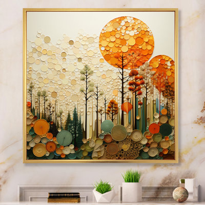 Hardedge Art Earthy Euphony VII - Abstract Canvas Prints