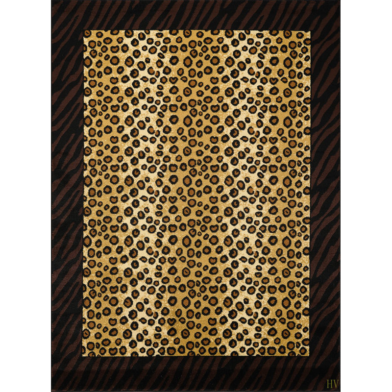 2 Ft. X 3 Ft. Animal Print Area Rug, Rectangle 2' x 3'