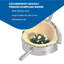 Presse à raviolis / Pierogi / boulette en acier inoxydable 4 po Küchenprofi-111110018