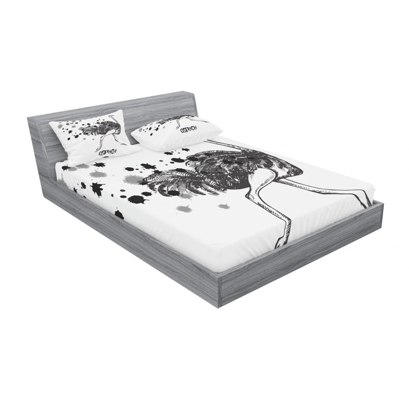 Microfiber Sheet Set, Queen Sheet Set + Fitted Sheet + 2 Pillowcases