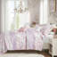 Literie double avec édredon à motif cachemire floral romantique, 2 taies décoratives et coussins, édredon élégant en tissu rose, tissu duveteux-125444959-125444960