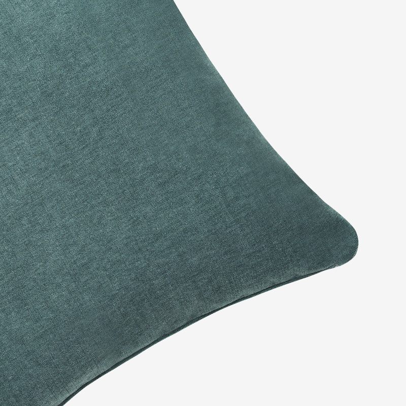 Aherine Square Cushion Cover, Green