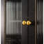 Armoire de rangement Black Kitchen Pantry Hutch, armoire de cuisine Farmhouse
