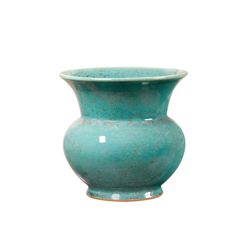 Olympia Handmade Porcelain China Table Vase, 6.75" H