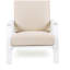Ensemble de 2 chaises longues pour patio, fauteuil club d'extérieur avec coussin et structure en bois d'acacia-980434097