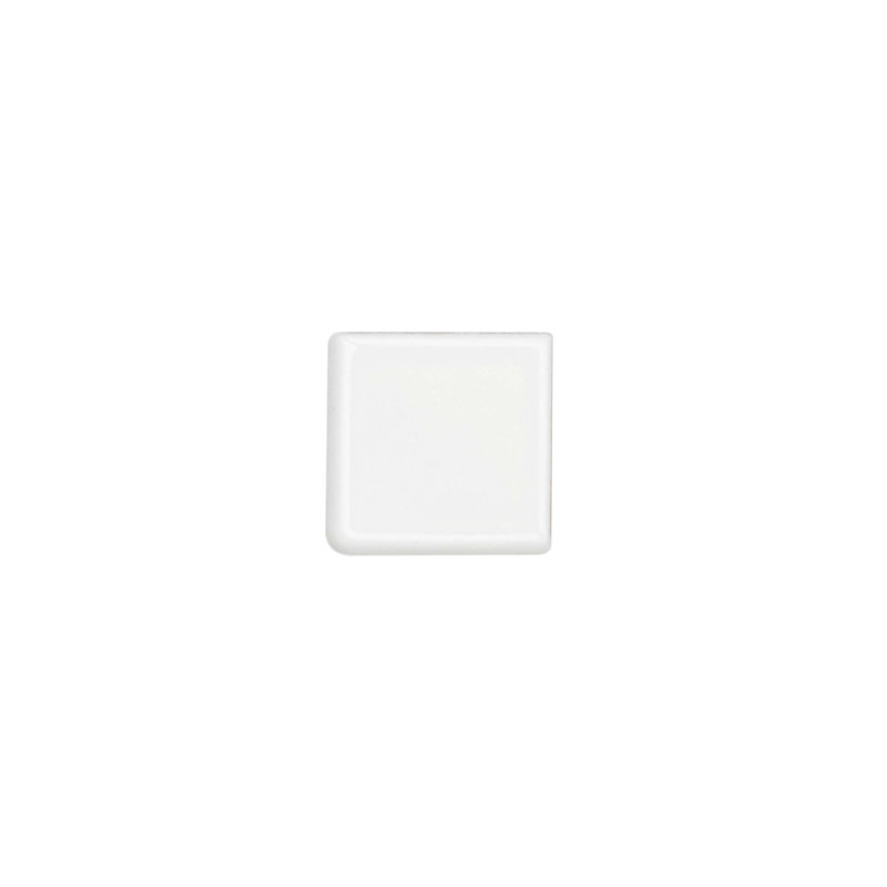 Nantucket 2 in. L x 2 in. W Ceramic Corner Piece Tile Trim, White