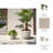 Dakota Fields Eco-Friendly Ecomix Material Planters - Set Of 2 Paper Mache Bubble Rim, White, 13/20-Inch