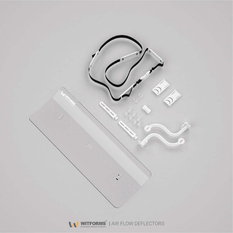 Witforms / Stand - Adjustable AC Air deflector suitable for Booster Air Conditioners