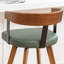 Tabourets de comptoir pivotants en cuir Modern-2105635186-2105635184