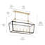 Delvin 6 - Light Dimmable Linear Chandelier-2015965198