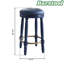 Ensemble de tabourets de bar 2, tabouret de bar pivotant à 360 ° en bois à hauteur de comptoir 26 po avec siège rembourré-840280123-840280121