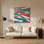 Art mural en métal Hard Edge 83-1252371688