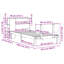 Bookcase Bed Without Mattress Solid Wood Pine-817216185-817216184