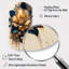 Horloge murale cylindrique jaune et bleu sahriyah Camellia I - horloges murales asymétriques-654374840