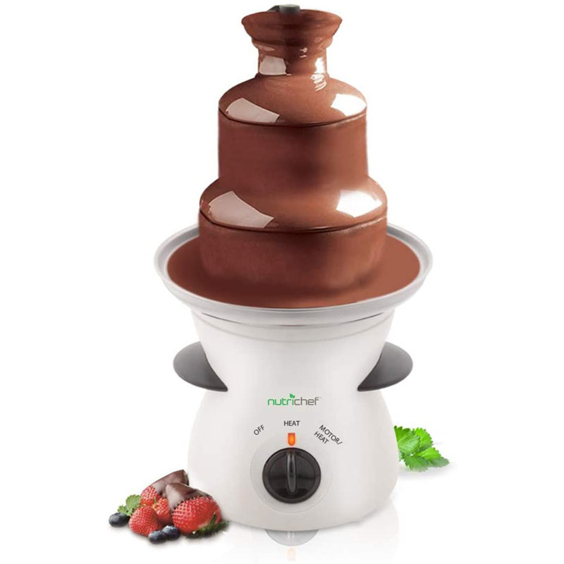 Nutrichef 0,5 pte Ensemble à fondue en acier inoxydable