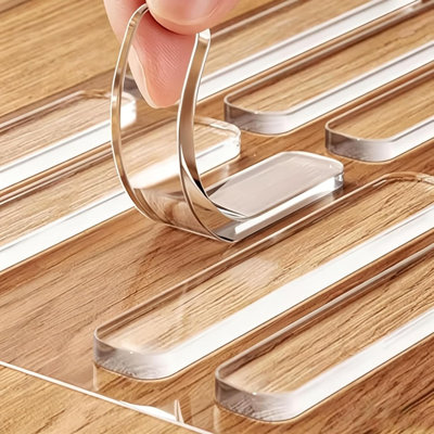 Pare-chocs d'armoire et coussins de meuble transparents en silicone (10 pièces)