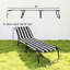 Chaise longue de patio Position Position