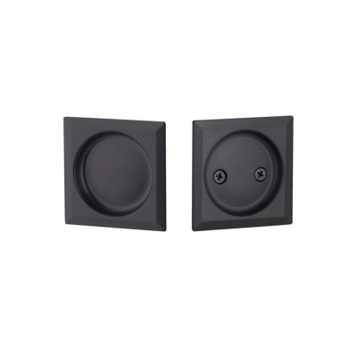 Serrure de porte à passe-tringle Expressions par Emtek, noir mat