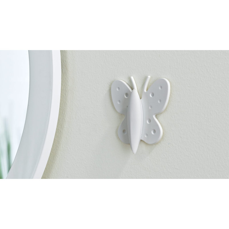Crochet mural papillon