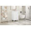 Meuble-lavabo de 20 po avec lavabo, armoire de salle de bain avec porte à fermeture douce, support de rangement et tiroir