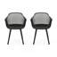 Chaise coquelicot (ensemble de 2)