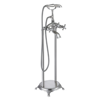 Robinet de baignoire autoportant avec douche à main Topcraft