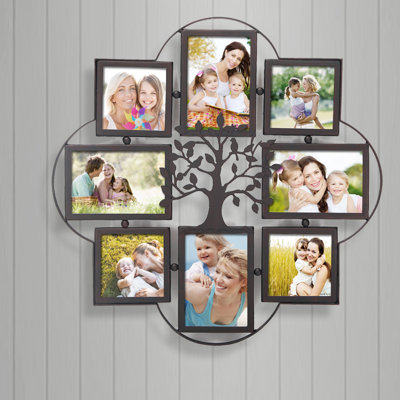 Caylor Black Metal Picture Frame with Mat