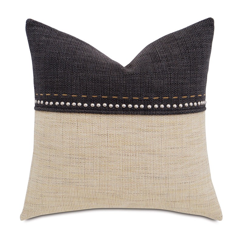 Barclay Square Pillow Cover & Insert, Gilmer Brulee