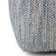 Pouf carré en tissu tissé à chevrons