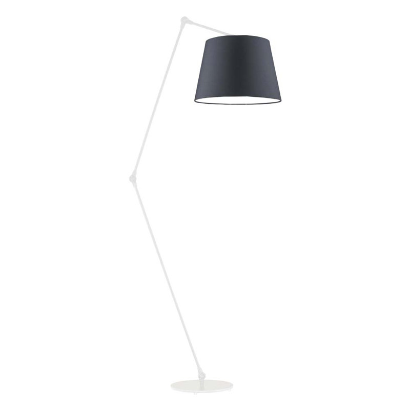 Ayami 177cm Task Floor Lamp, White, Graphite