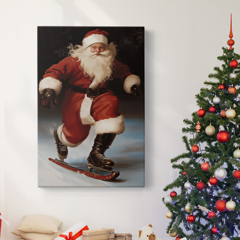 Art des Fêtes de Noël - Toile tendue avec châssis - Série 2-CLX III, H 24 po x l 16 po
