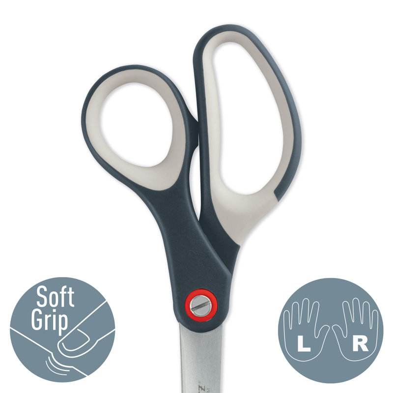 Leitz Cosy 4.1cm All-Purpose Kitchen Scissors, Grey
